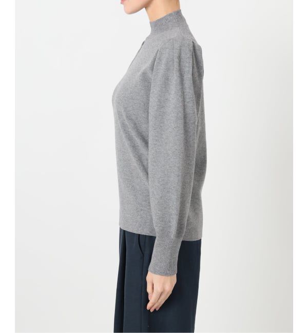  「【洗える】ウォッシャブルギャザースリーブプルオーバー」|ニット・セーター|