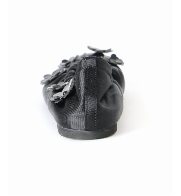  「オブリークギャザーフラワーフラット」|バレエシューズ|