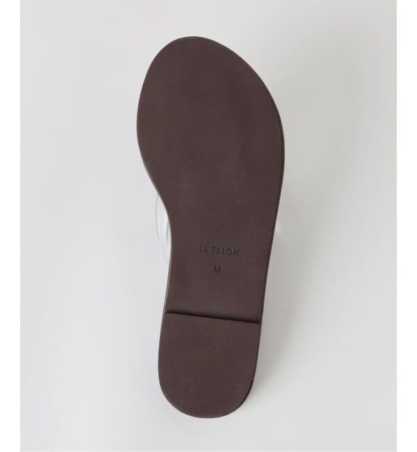  「クリアフラワートングサンダル」|サンダル|