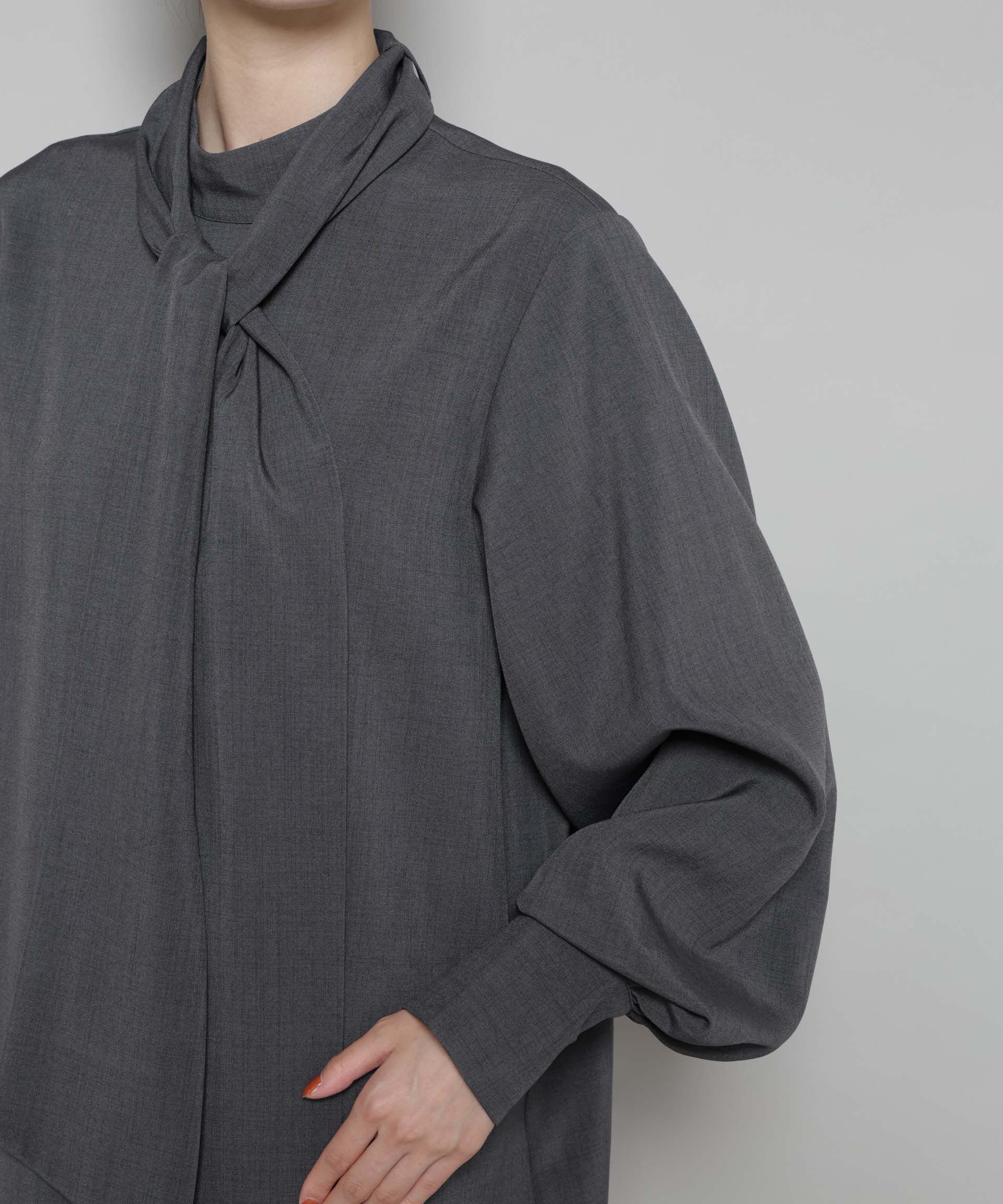 nano･universe「ボータイ取り外し可能2wayブラウス」|シャツ・ブラウス|