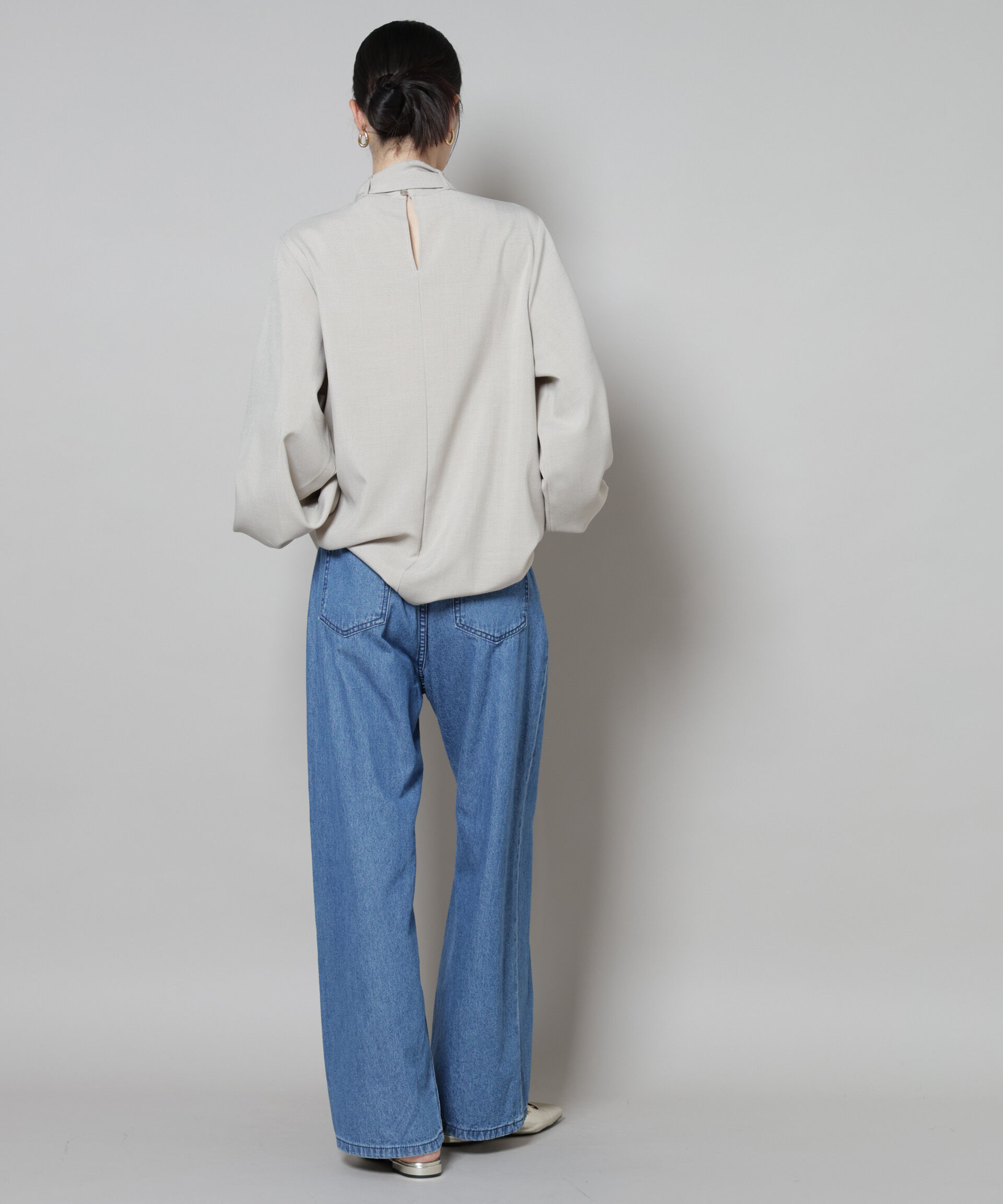 nano･universe「ボータイ取り外し可能2wayブラウス」|シャツ・ブラウス|