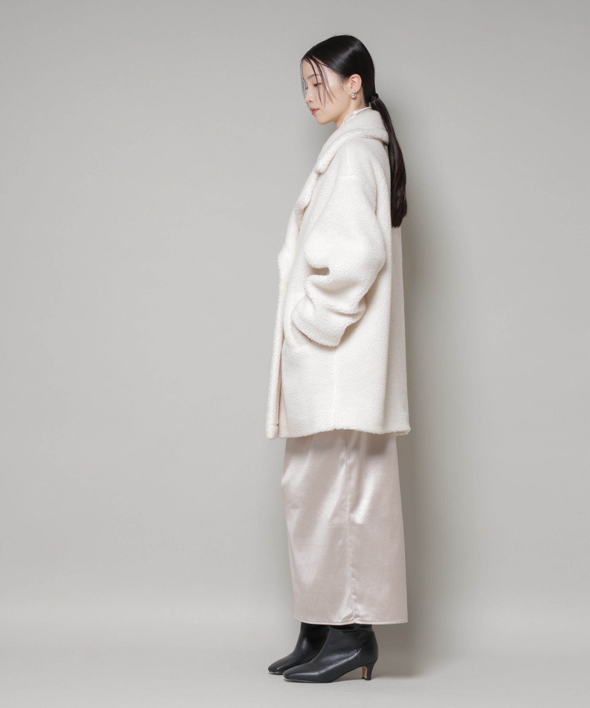 nano･universe「ボアワイドダブルボタンコート」|その他|