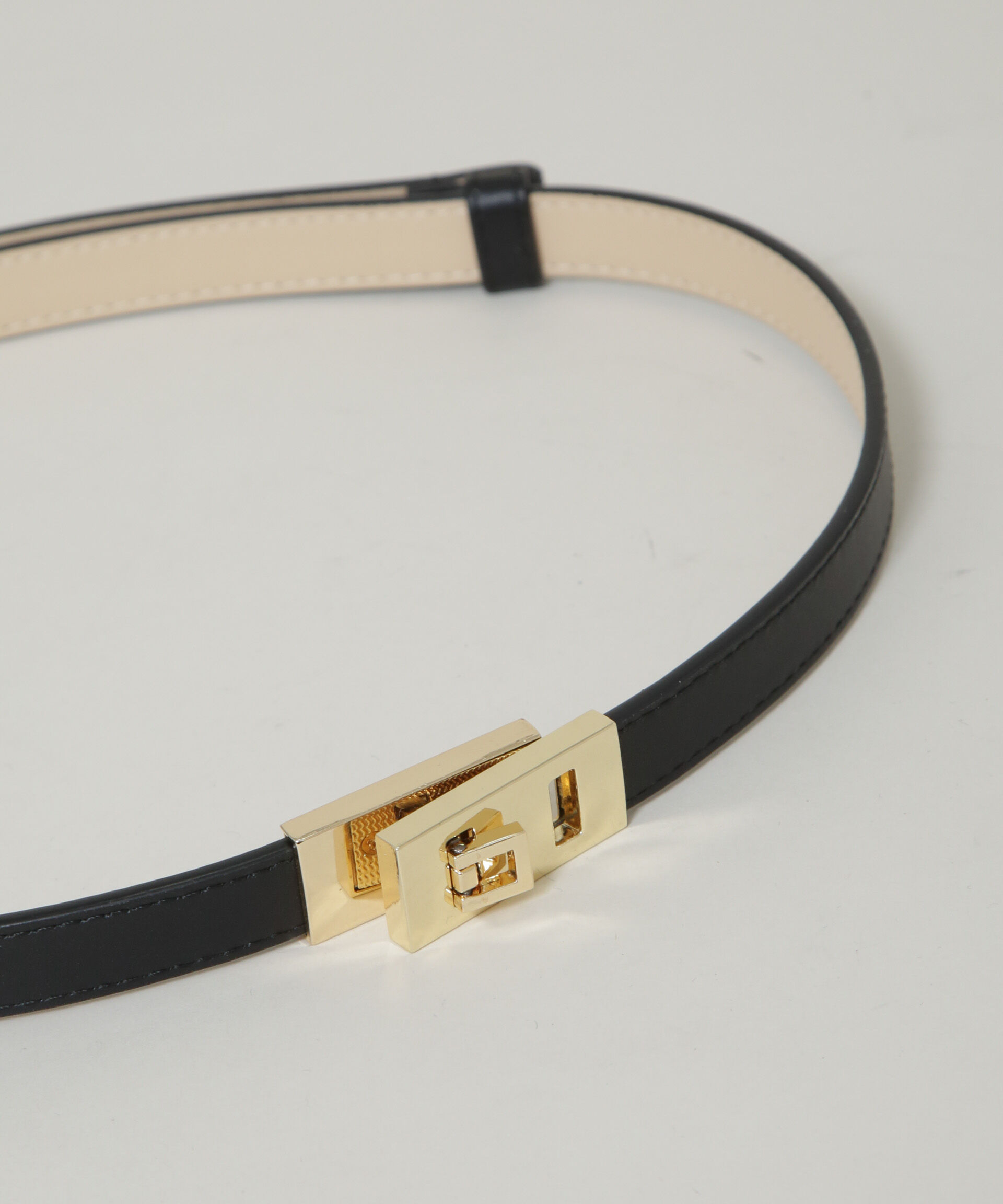 nano･universe「ターンロックレザーベルト」|ベルト|