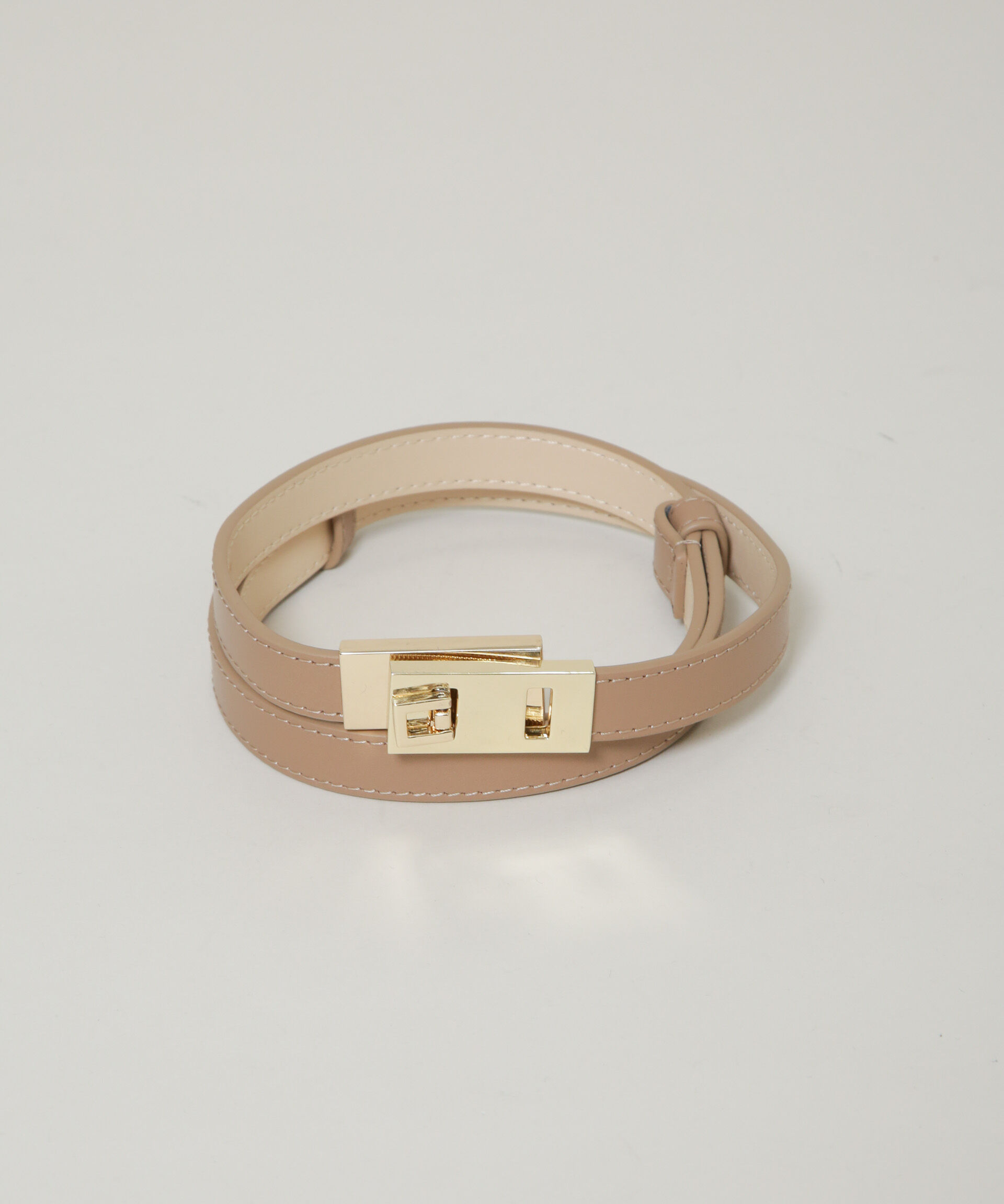 nano･universe「ターンロックレザーベルト」|ベルト|