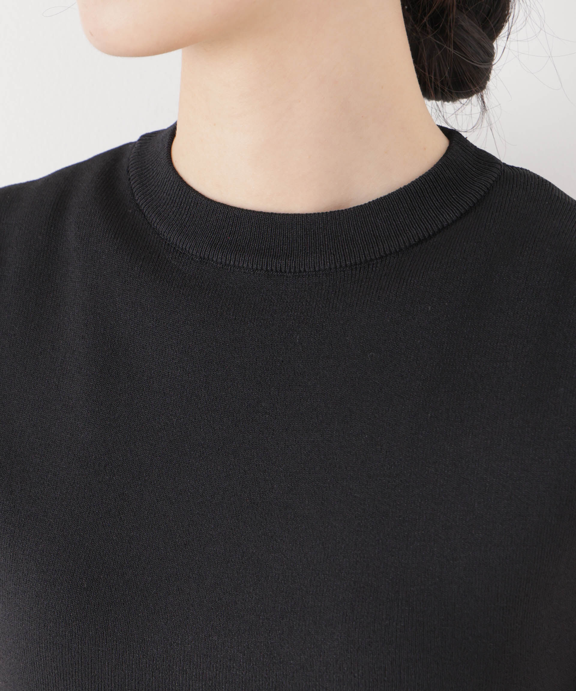 nano･universe「洗濯機洗い可UVカット接触冷感ノースリーブニット」|ニット・セーター|