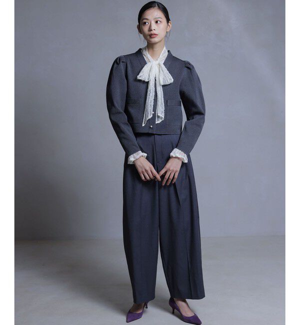 組曲「【加藤ローサさん着用】ハンサムツイルカーヴィーパンツ」|その他|