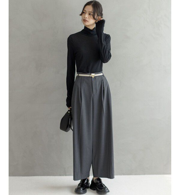 組曲「【加藤ローサさん着用】ハンサムツイルカーヴィーパンツ」|その他|