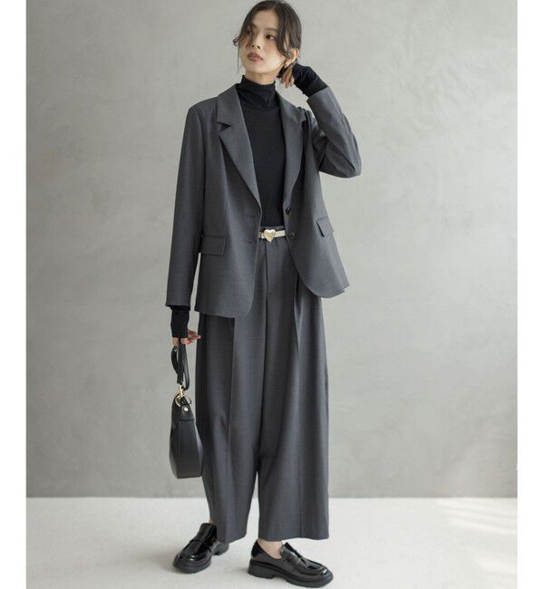 組曲「【加藤ローサさん着用】ハンサムツイルカーヴィーパンツ」|その他|