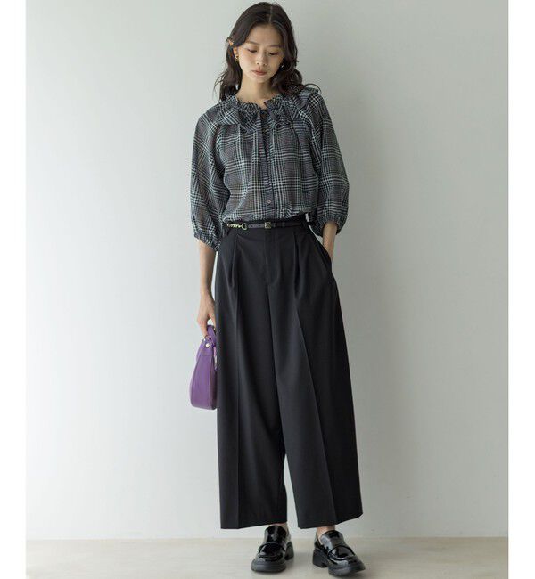 組曲「【加藤ローサさん着用】ハンサムツイルカーヴィーパンツ」|その他|