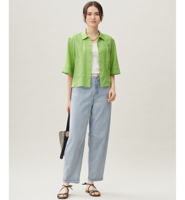 自由区「ウスカルデニムダーツカーブ パンツ」|デニム|