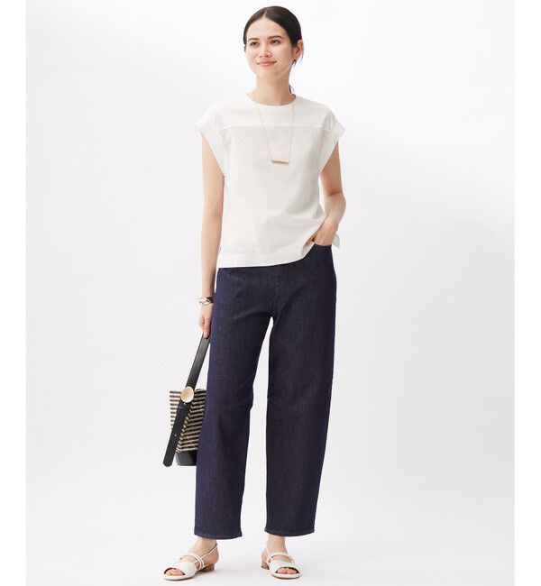 自由区「ウスカルデニムダーツカーブ パンツ」|デニム|