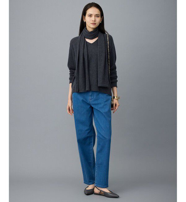 自由区「ウスカルデニムダーツカーブ パンツ」|デニム|