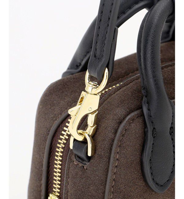 自由区「【SHIHOさん着用・2点SET】スエードライクボストン バッグ」|ボストンバッグ|