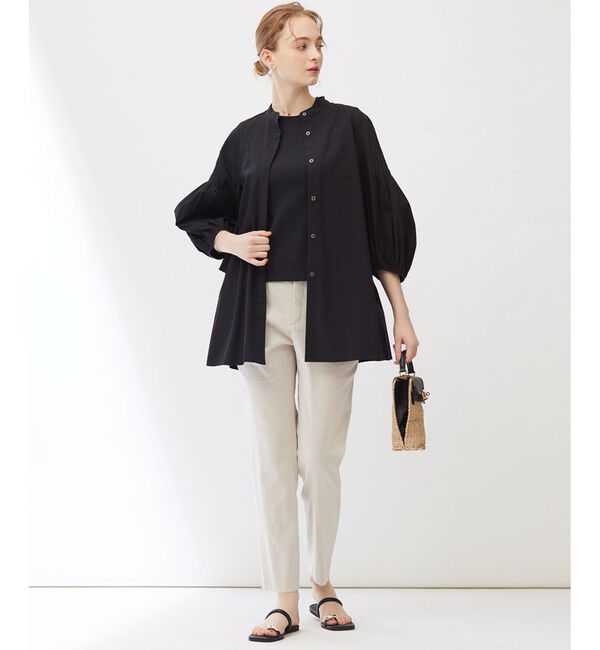 23区「【Indian Factory】シャイニーワイドリブ カットソー」|Tシャツ・カットソー|