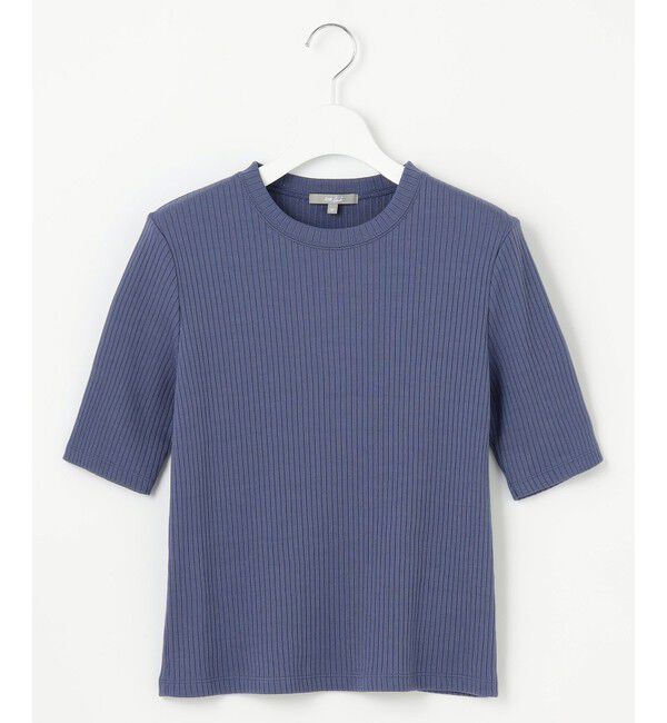 23区「【Indian Factory】シャイニーワイドリブ カットソー」|Tシャツ・カットソー|