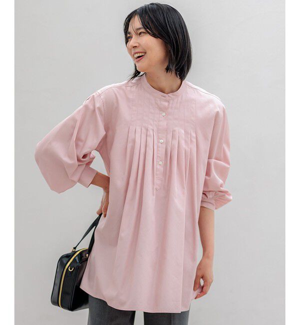 23区「【洗える】CANCLINI ボリュームデザイン ブラウス」|シャツ・ブラウス|ピンク系
