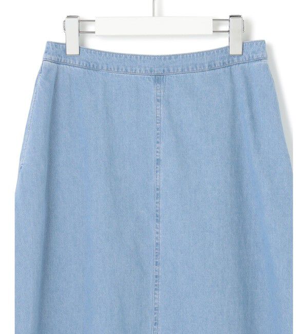 23区「【洗える】ライトダンガリー フレア スカート」|スカート|
