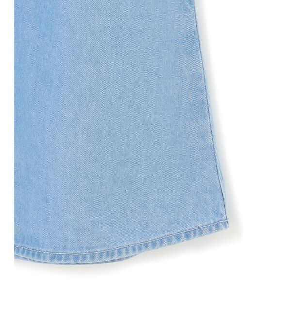 23区「【洗える】ライトダンガリー フレア スカート」|スカート|