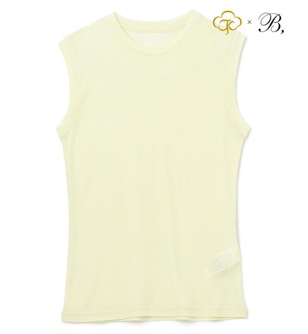 BEIGE,「Washable Silk / Sleeveless T スリーブレスTシャツ」|Tシャツ・カットソー|Lime