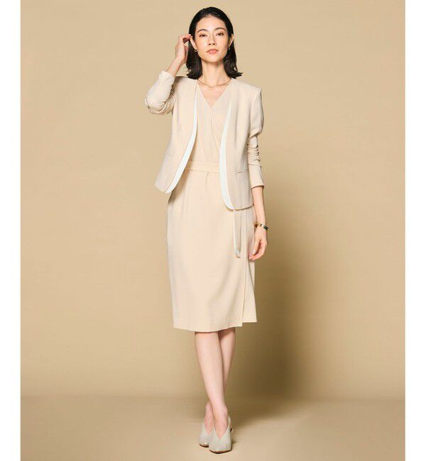 BEIGE,「CINDY / ラップワンピース」|ワンピース|