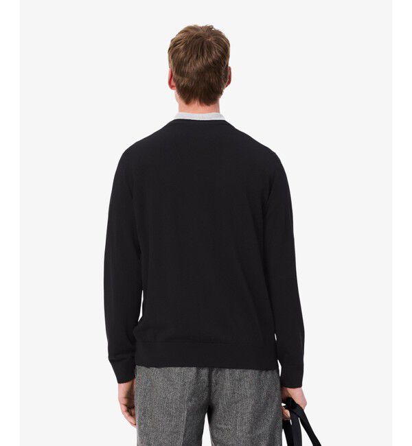 LACOSTE「エッセンシャルメリノウールカーディガン」|カーディガン|