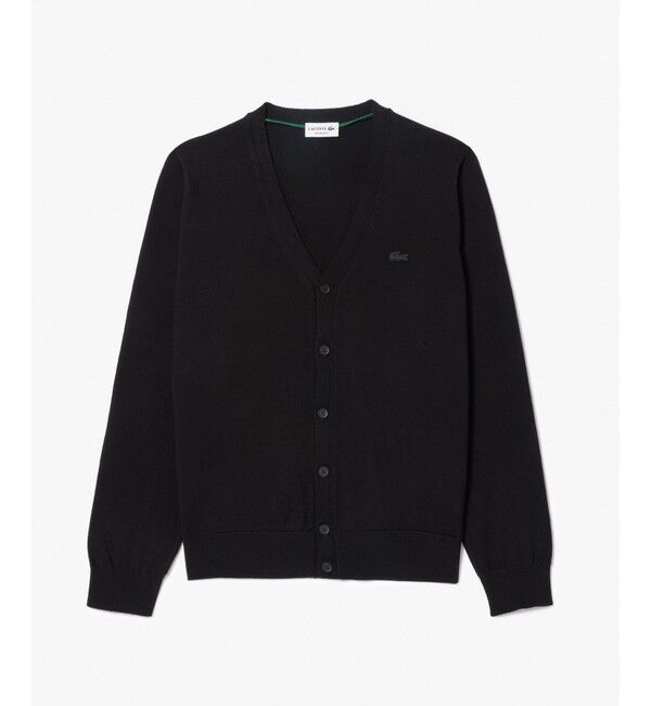 LACOSTE「エッセンシャルメリノウールカーディガン」|カーディガン|