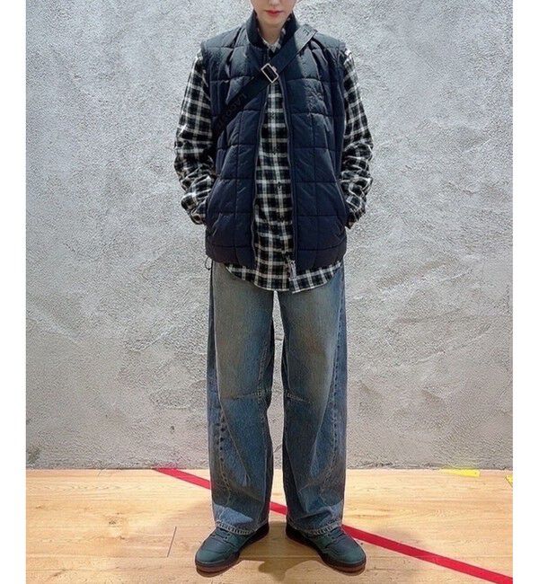 LACOSTE「撥水 防風 2WAY 袖 着脱可 キルティング ナイロンダウンジャケット / キルティングベスト」|ブルゾン・スタジャン|