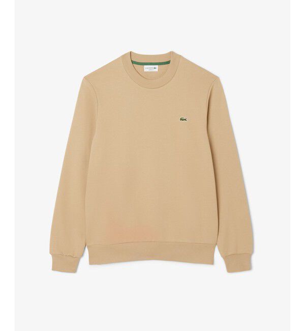 LACOSTE「エッセンシャルクルーネックスウェット」|スウェット・ジャージ|ベージュ