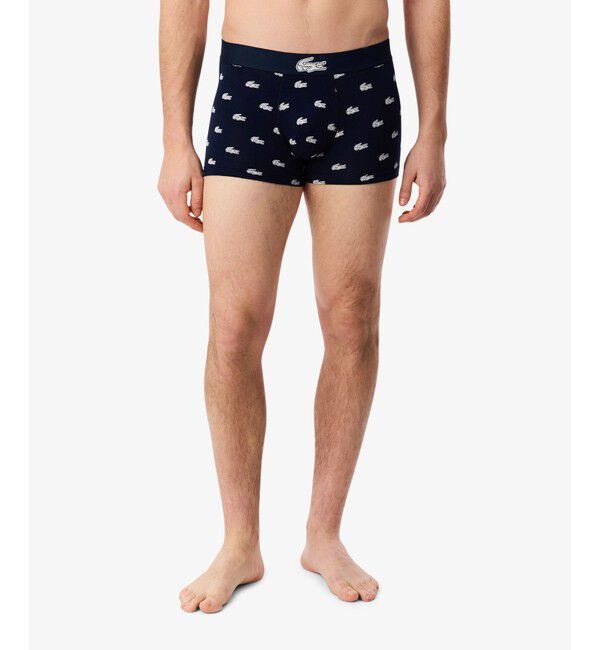 LACOSTE「３パッククロコダイルプリントトランクショーツ/ ボクサーパンツ」|インナー|