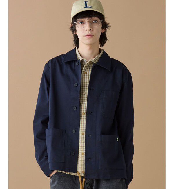 LACOSTE「コーデュロイカバーオールジャケット」|その他|ダークネイビー