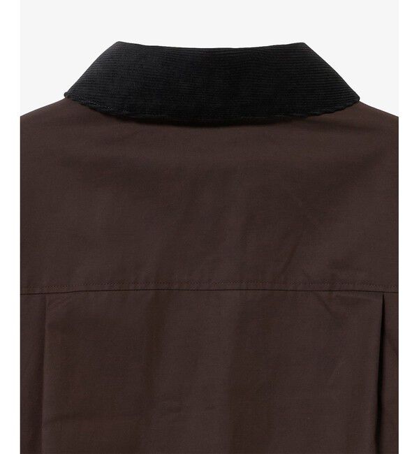 LACOSTE「コーデュロイカラーショート丈 ジップアップブルゾン」|ブルゾン・スタジャン|