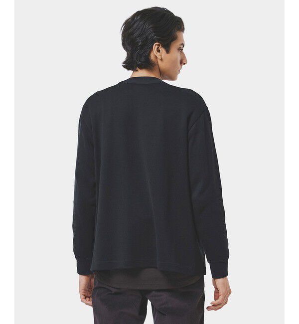 LACOSTE「ヘビーウェイトシングルジャージカーディガン」|カーディガン|