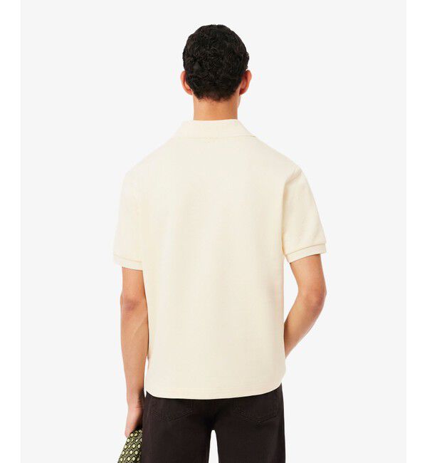 LACOSTE「ルーズフィットフリースポロシャツ」|ポロシャツ|