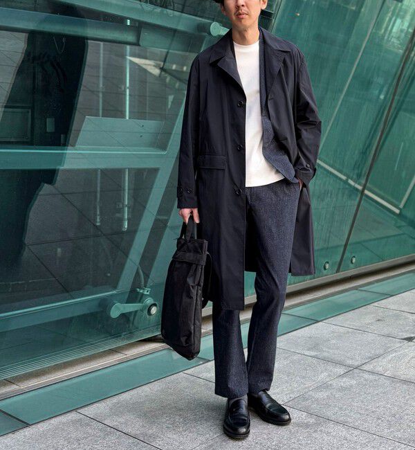 NOLLEY'S goodman「《ビジカジ対応》【ダントツ撥水】ステンカラーコート 26SS」|ステンカラーコート|