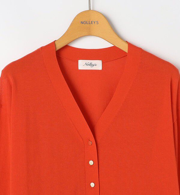 NOLLEY'S「【一部WEB限定カラー】《手洗い可能》エアリータッチゆったりVネックカーディガン」|カーディガン|