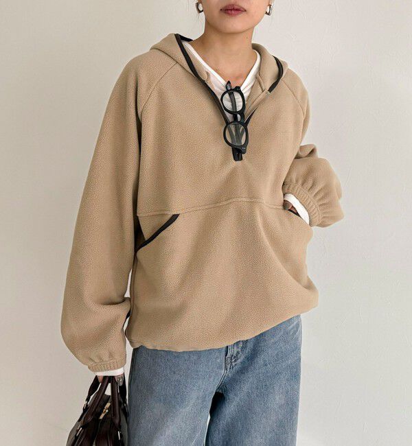 fredy emue「フード付きフリースアノラック」|スウェット・ジャージ|