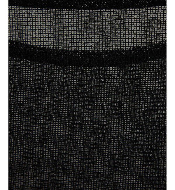 SALON adam et rope'「リネンブレンドメッシュロングスリーブプルオーバー」|ニット・セーター|