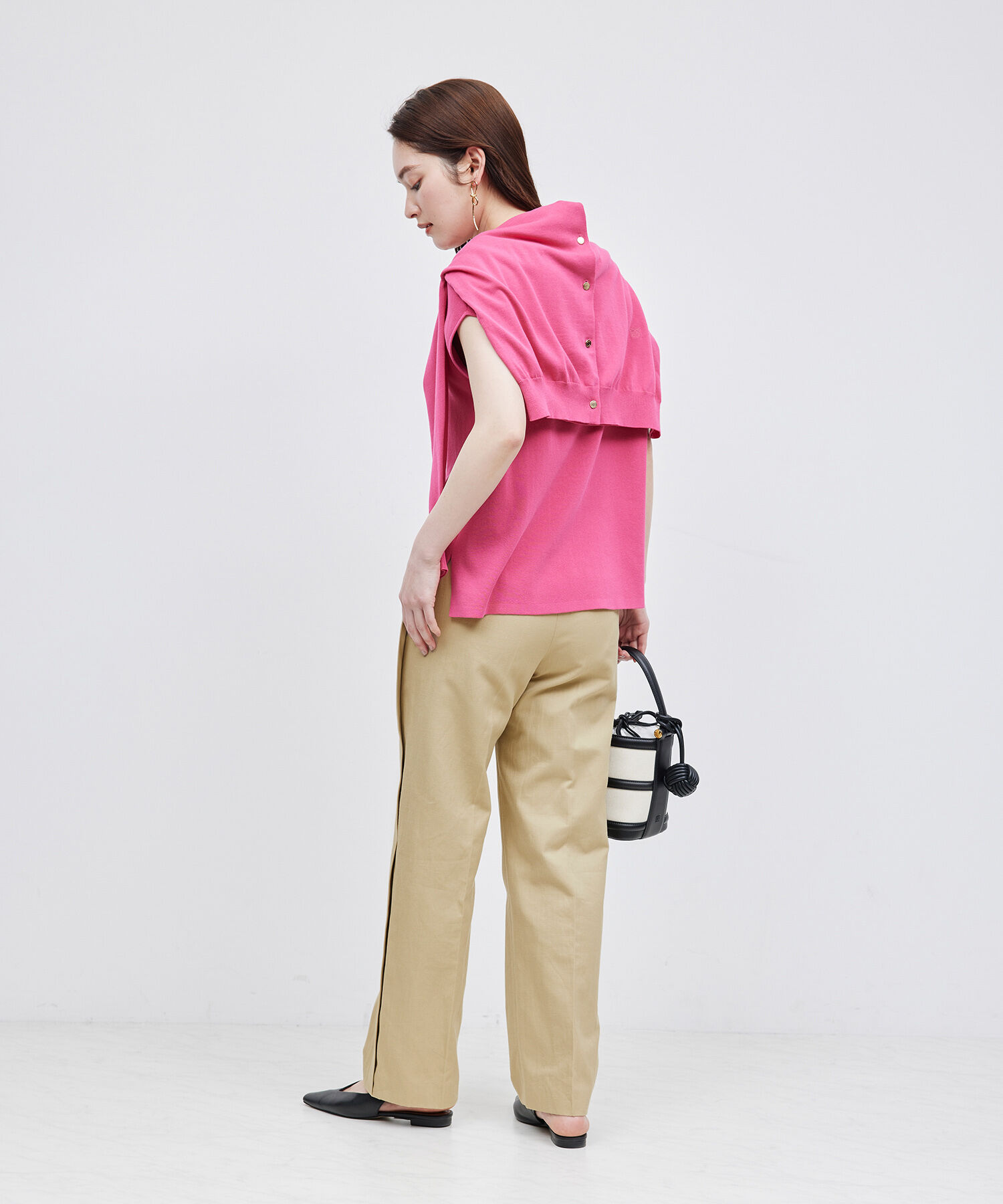 ROPE「サイドタックストレートパンツ【メディア掲載】」|その他|