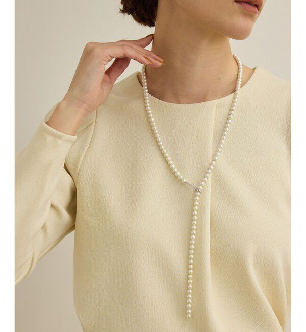 ROPE'「マルチWAYパールネックレス」|ネックレス|シルバー