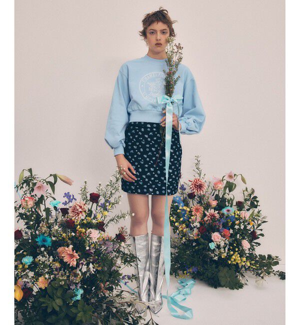 VIS「【DILIGENCE PARLOUR】VIS別注モデルフラワーロゴスウェット【セットアップ対応】」|スウェット・ジャージ|