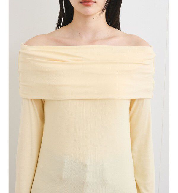 VIS「タックディテールオフショルカットソー」|Tシャツ・カットソー|