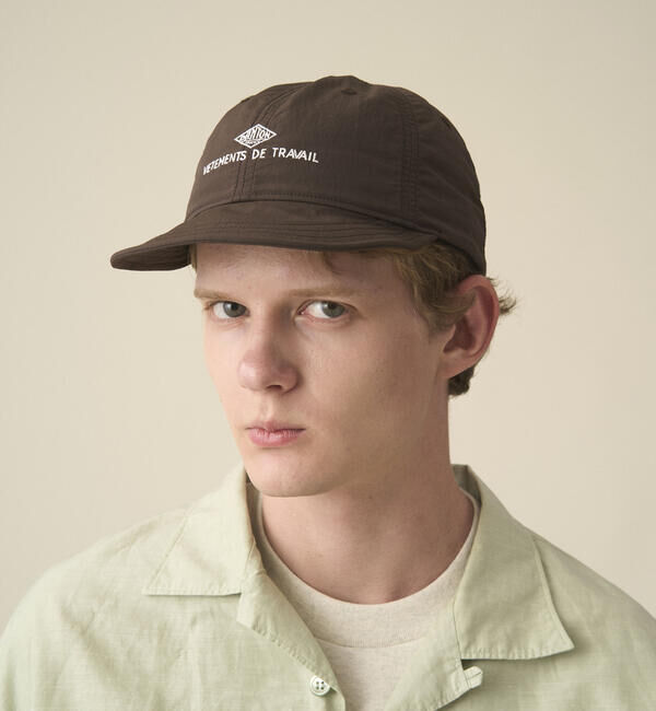 DANTON「DANTON | タッサー フラットバイザー6Pキャップ UNISEX」|キャップ・キャスケット|