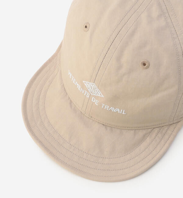 DANTON「DANTON | タッサー フラットバイザー6Pキャップ UNISEX」|キャップ・キャスケット|