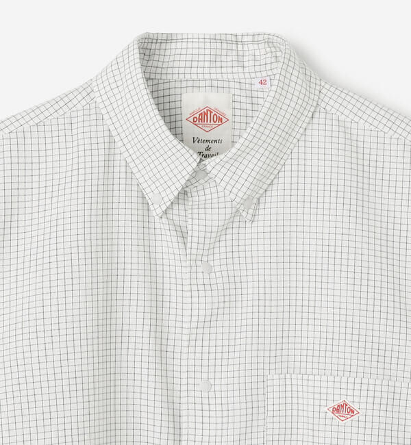 DANTON「DANTON | ポリオックスフォード ボタンダウン長袖シャツ MEN」|シャツ・ブラウス|