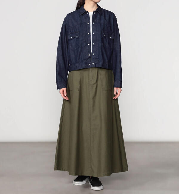  「orSlow | デニム ウエスタンシャツジャケット WOMEN」|テーラードジャケット|