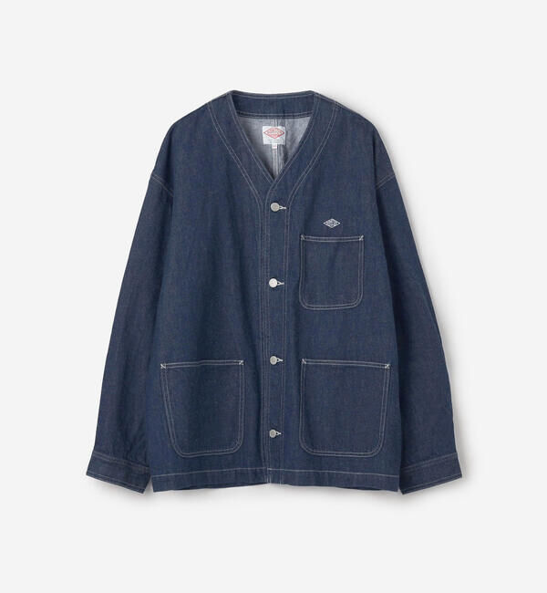 DANTON「DANTON | 11ozデニム カラーレスジャケットMEN」|デニムジャケット|