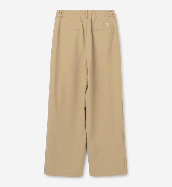 GYMPHLEX「Gymphlex | タック ワイドイージーパンツ WOMEN」|チノ|