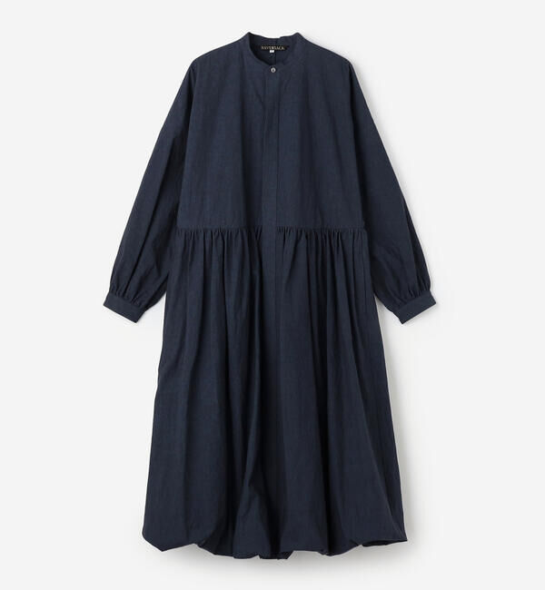  「HAVERSACK | 〈別注〉長袖 シャツワンピース WOMEN」|ワンピース|NAVY