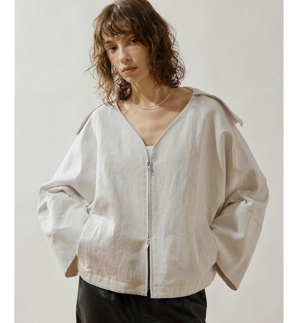 Drawing Numbers「【Drawing Numbers】コットンリネンデニムセーラージャケット」|その他|