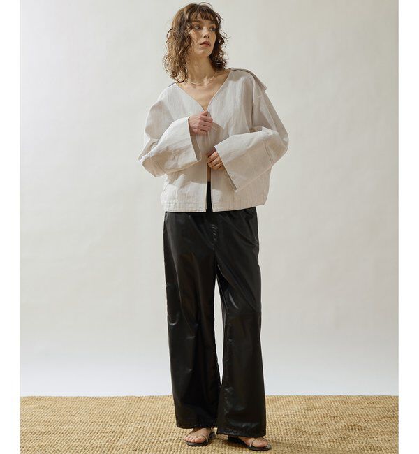 Drawing Numbers「【Drawing Numbers】コットンリネンデニムセーラージャケット」|その他|